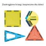 WOOPIE Magnetyczne Klocki Konstrukcyjne 7,5 cm Parking 112 el - 004