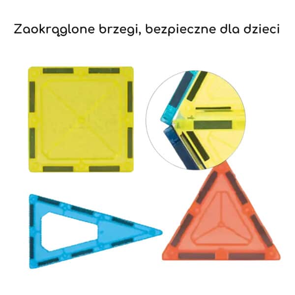 WOOPIE Magnetyczne Klocki Konstrukcyjne 7,5 cm Parking 112 el - 004