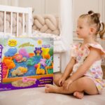WOOPIE Piasek Kinetyczny 1,2 kg Zestaw XL ZOO Stolik z Foremkami - 003