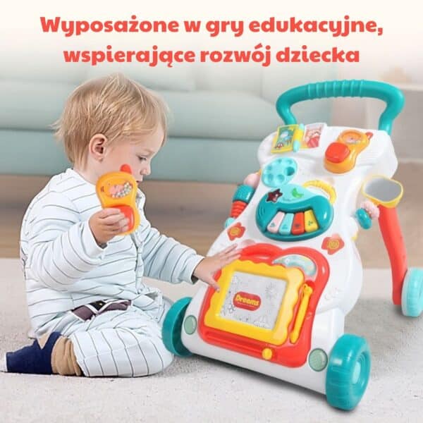 WOOPIE BABY Grający Chodzik z Znikopisem - 002