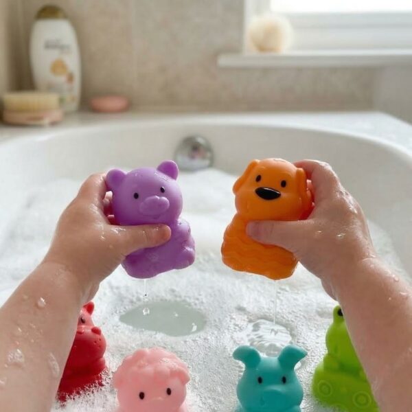 WOOPIE BABY Zwierzątka Sensoryczne Miękkie Zestaw 6 szt - 004