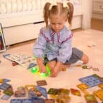 WOOPIE Klocki Magnetyczne Konstrukcyjne Świecące 3D Świat Zwierząt 124el. - 003