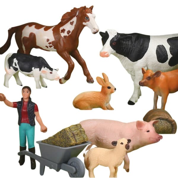 WOOPIE Figurki Zwierząt Szczęśliwa Farma 10el. - 002