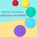 WOOPIE Ścieżka Sensoryczna Kamienie Balansujące dla Dzieci Trening Równowagi 5 szt. - 006