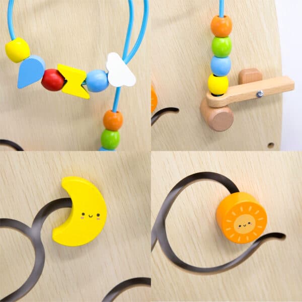 VIGA Tablica Manipulacyjna Ścienna Łuk Montessori - 003