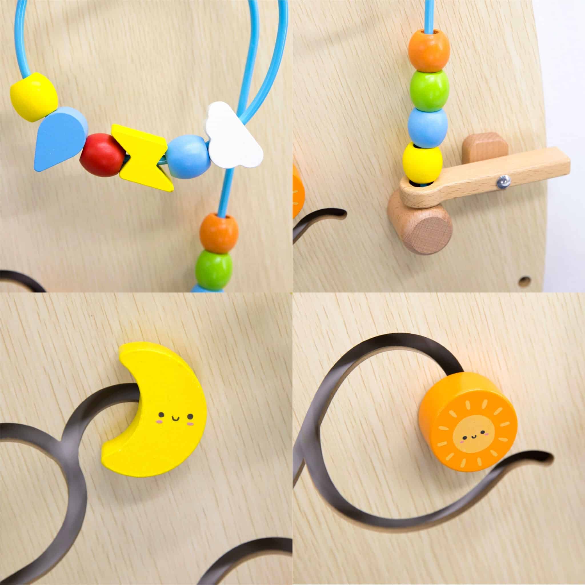 VIGA Tablica Manipulacyjna Ścienna Łuk Montessori - 003