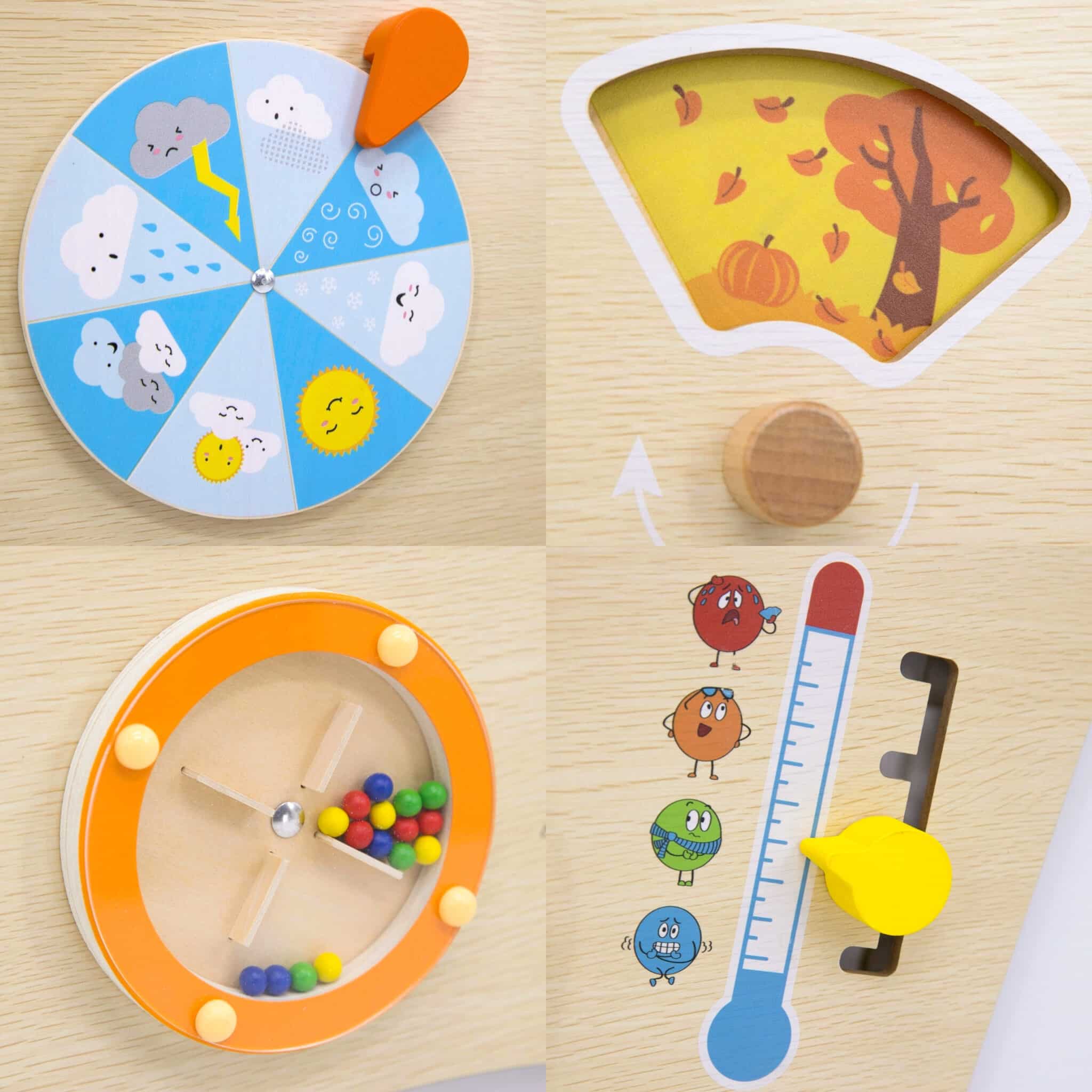 VIGA Tablica Manipulacyjna Ścienna Łuk Montessori - 005