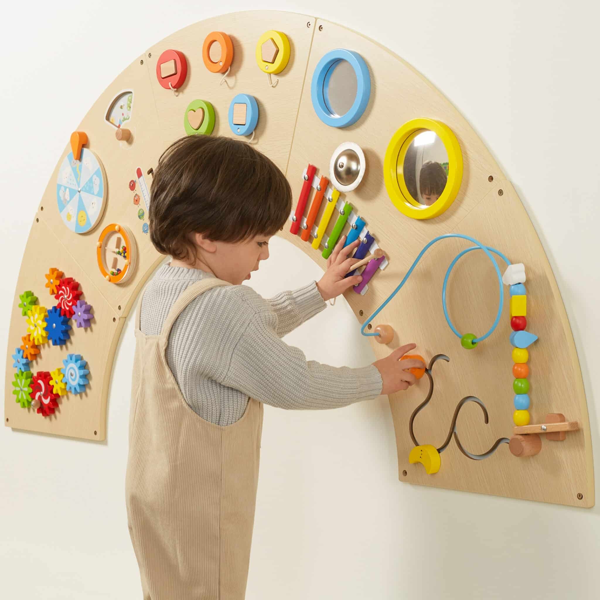 VIGA Tablica Manipulacyjna Ścienna Łuk Montessori - 006