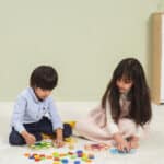 VIGA Drewniana Gra Dopasuj Kolory Pawi Ogon Montessori + Karty - 006