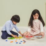 VIGA Drewniana Gra Dopasuj Kolory Pawi Ogon Montessori + Karty - 007