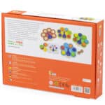 VIGA Drewniana Gra Dopasuj Kolory Pawi Ogon Montessori + Karty - 009
