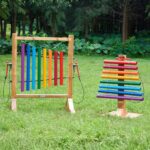 MASTERKIDZ Tęczowa Wieża Muzyczna Dzwonki Rurowe Cymbałki - 002