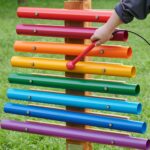 MASTERKIDZ Tęczowa Wieża Muzyczna Dzwonki Rurowe Cymbałki - 004