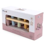 VIGA PolarB Drewniana Przebijanka Wbijanka z Młoteczkiem Lisek Montessori - 005