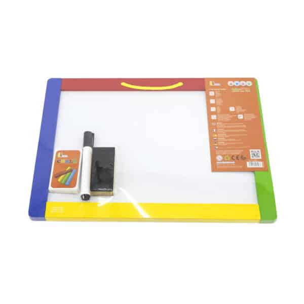 VIGA Drewniana Dwustronna Tablica Magnetyczna Kredowa Akcesoria - 006