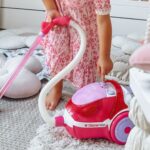 WOOPIE Interaktywny Odkurzacz dla Dzieci z Funkcją Wciągania Różowy - 006