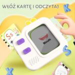 WOOPIE Tablet Graficzny Znikopis do Nauki Rysowania i Angielskiego Czytnik Kart 120 szt. - 003