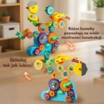 WOOPIE Interaktywne Klocki Konstrukcyjne Zębatki 18 el. - 004