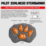 WOOPIE Dinozaur Zdalnie Sterowany RC Robot T-Rex - 010
