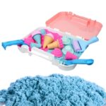 WOOPIE Zestaw Piasek Kinetyczny Lody w Walizce 1kg + Akcesoria - 004