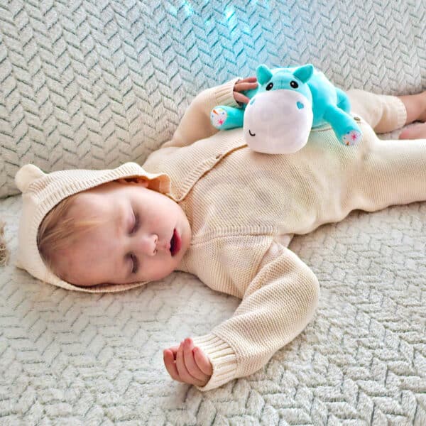 WOOPIE BABY Przytulanka Projektor 2w1 Usypiacz Hipopotam - 004