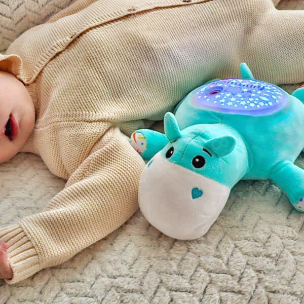 WOOPIE BABY Przytulanka Projektor 2w1 Usypiacz Hipopotam - 006
