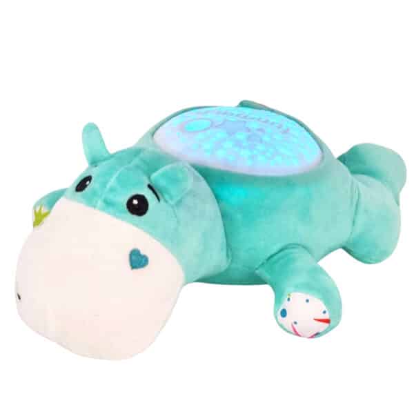 WOOPIE BABY Przytulanka Projektor 2w1 Usypiacz Hipopotam - 008