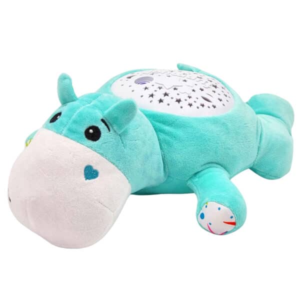 WOOPIE BABY Przytulanka Projektor 2w1 Usypiacz Hipopotam - 012