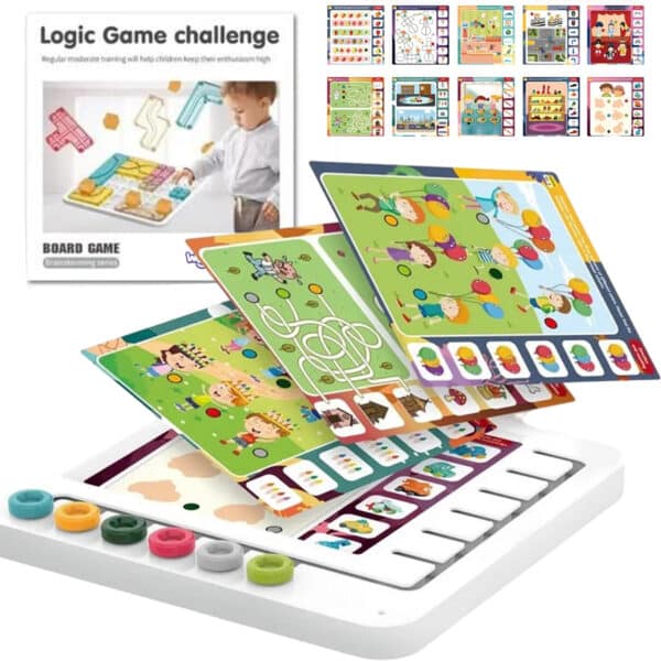 WOOPIE Zestaw 60 Gier Logicznych 3+ - 001