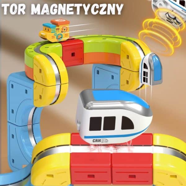 WOOPIE Klocki Magnetyczne Tor Lewitujący 18 el. - 003