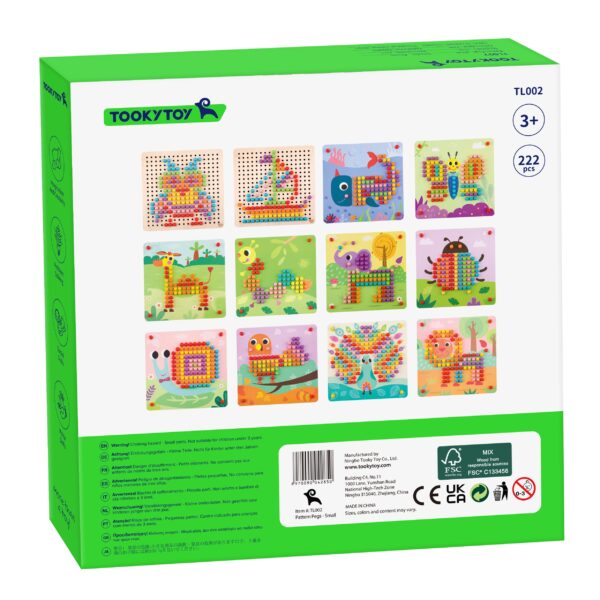 TOOKY TOY Układanka z Pinezkami Kołki Wpinaczka - 016