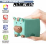 WOOPIE BABY Klocki Sensoryczne Układanka do Ściskania Dźwięk Nauka Liczenia 12 el. - 003