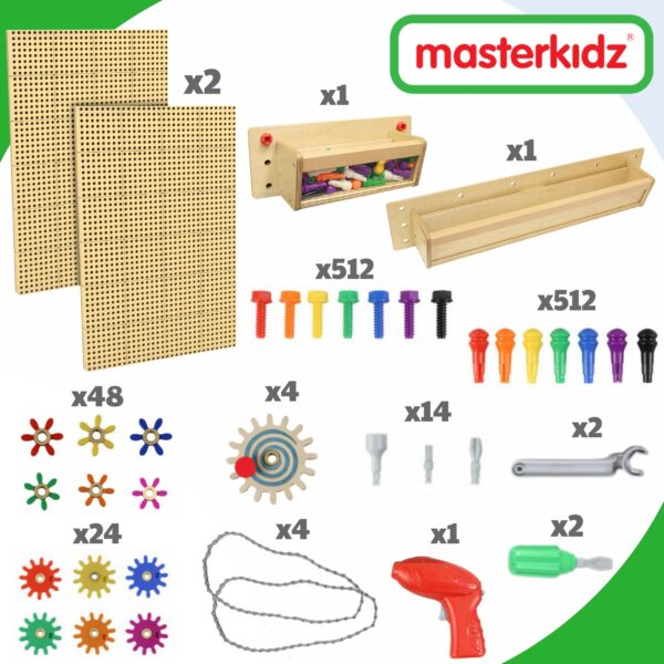 MASTERKIDZ Panele Montażowe STEM + Akcesoria Zestaw XXL - 003
