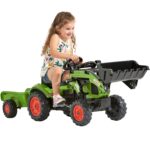 FALK Traktor na Pedały z Ładowarką i Przyczepą Claas 2-5 lat - 005