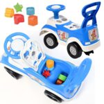 WOOPIE Jeździk 4w1 Sorter Pchacz Chodzik + Klakson Schowek - 003