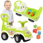 WOOPIE Jeździk 4w1 Sorter Pchacz Chodzik + Klakson Schowek - 002