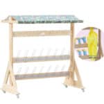 CLASSIC WORLD EDU Drewniany Wieszak Ogrodowy XXL - 001