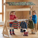 CLASSIC WORLD EDU Drewniany Wieszak Ogrodowy XXL - 003