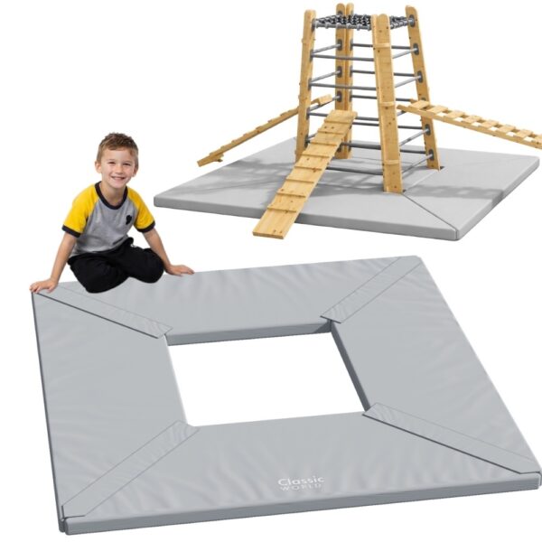 CLASSIC WORLD EDU Materac Gimnastyczny Mata Ochronna Trapezowa pod Wieżę Zewnętrzna - 001