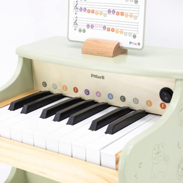 Viga Pianino Zielone Nauka Gry - 006