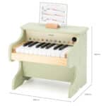 Viga Pianino Zielone Nauka Gry - 010