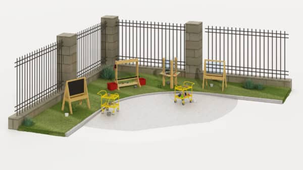 CLASSIC WORLD EDU Zestaw Dwustronna Tablica Sztaluga do Malowania Z Pompą Wody - 012