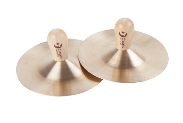 CLASSIC WORLD EDU Instrument Muzyczny Talerze Perkusyjne (15 cm) dla Dzieci 2 szt. - 005
