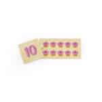Nauka Liczenia i Cyfr Puzzle Drewniane 20 el. Viga Montessori - 005
