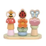 Moja Pierwsza Układanka Drewniana Viga – Sorter Ogród z Klockami 3D 1 Rok - 009