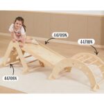VIGA Drewniana Drabinka Pikler Trójkąt Wspinaczkowy Montessori - 010