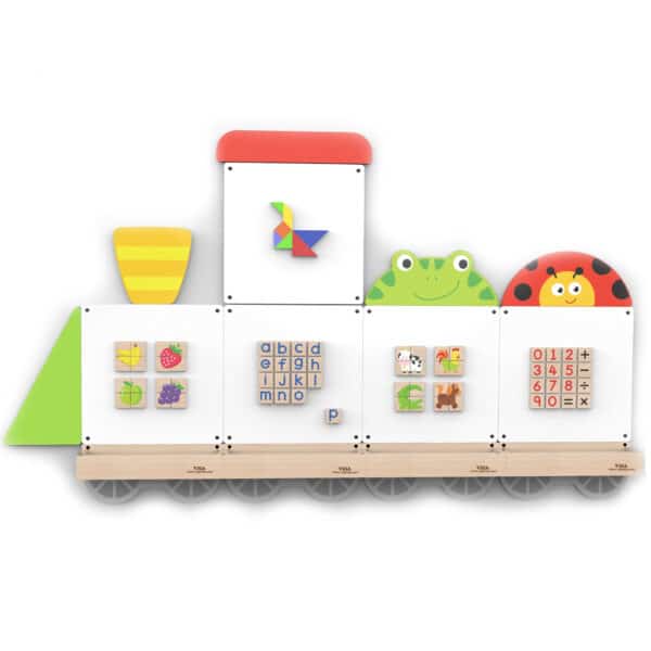 VIGA System Tablic Edukacyjnych Pociąg Zwierzątka Certyfikat FSC - 002