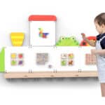 VIGA System Tablic Edukacyjnych Pociąg Zwierzątka Certyfikat FSC - 003