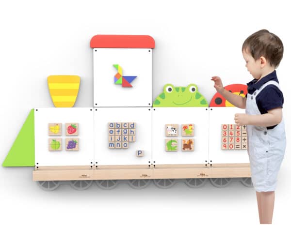 VIGA System Tablic Edukacyjnych Pociąg Zwierzątka Certyfikat FSC - 003