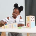 VIGA Drewniana Piramidka Układanka Klocki Sorter Montessori - 006